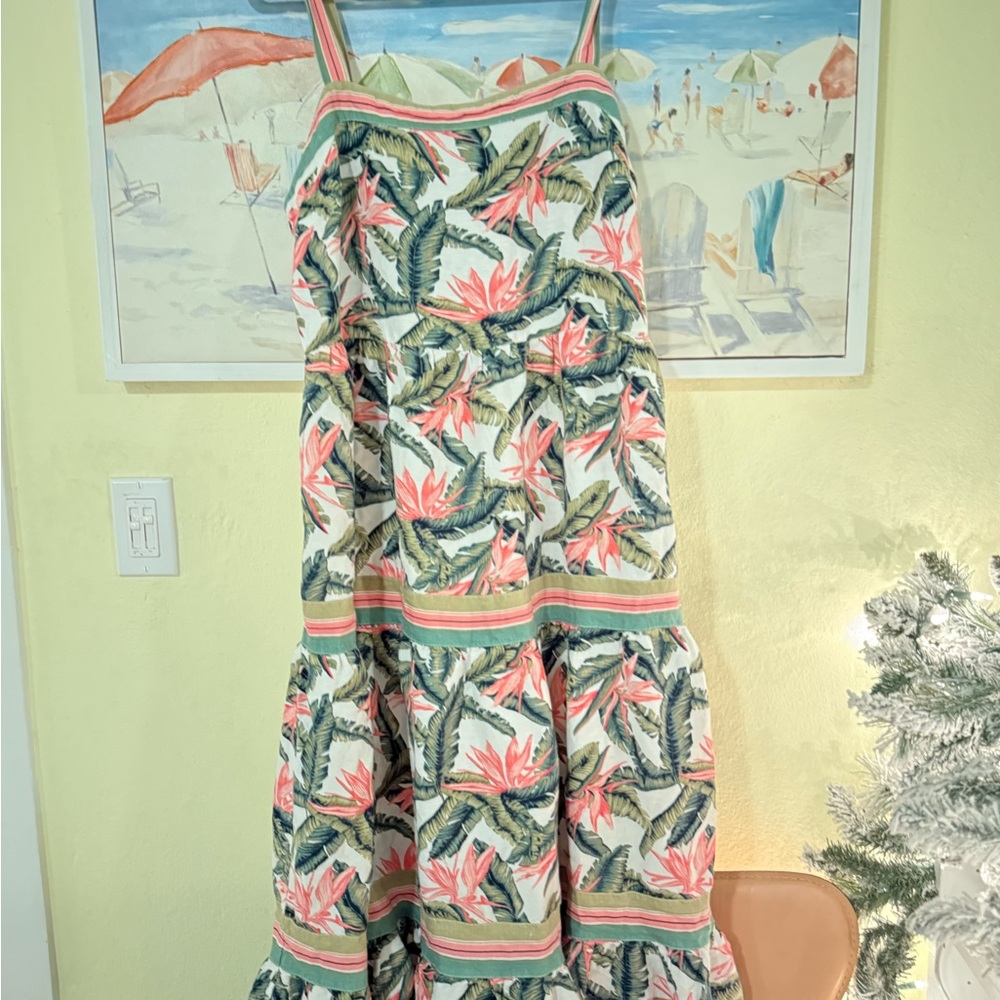 LOFT Tropical Floral Sundress